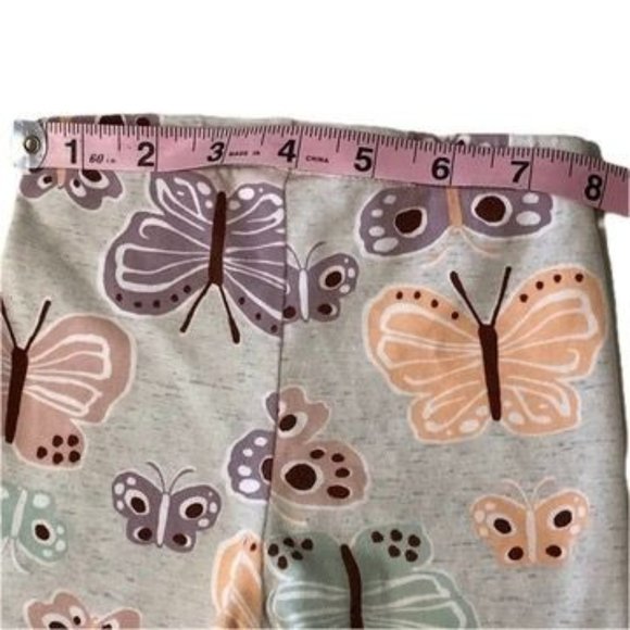 Carter's Baby Girl Jogger/Leggings Gray Multi-colored Butterflies Sz 18M - Picture 5 of 7